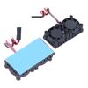 Cooling Fans for Raspberry Pi Heatsink Cooler Radiator ABS Low Noise for 3B 3B+ 4 4B