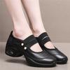 Dance Comfortable Air Cushion Walking Shoes New Style 2025 Spring Mom Pumps for Squafor Elderly Women