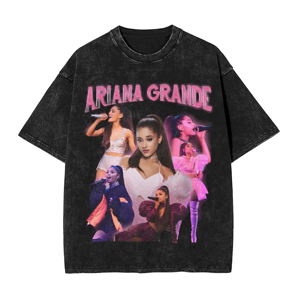 Singer Ariana Grande T Shirt Eternal Sunshine Deluxe Album Women Cotton Novelty T-Shirt Crew Neck Tee Shirt Tops