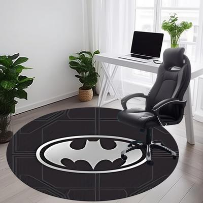 1pc Batman Office Round Area Rug, Under Office Chairs Bedroom Living Room Home Decor, Room Deco, Available In Various Sizes