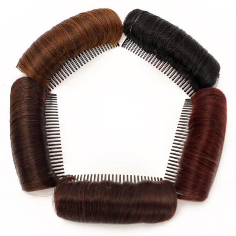 Women Invisible Fluffy Hair Pad for Female Cushion Stable Comfortable High Temperature Fiber Insert Comb Styling Accessories 1pc