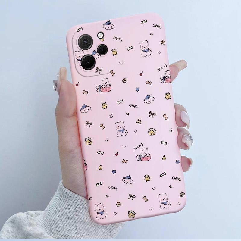 For Huawei Nova Y61 Case Soft Silicone TPU Cute Panda Phone Back Cover For Huawei Nova Y 61 62 Y61 Y62 Plus Case NovaY61 Fundas