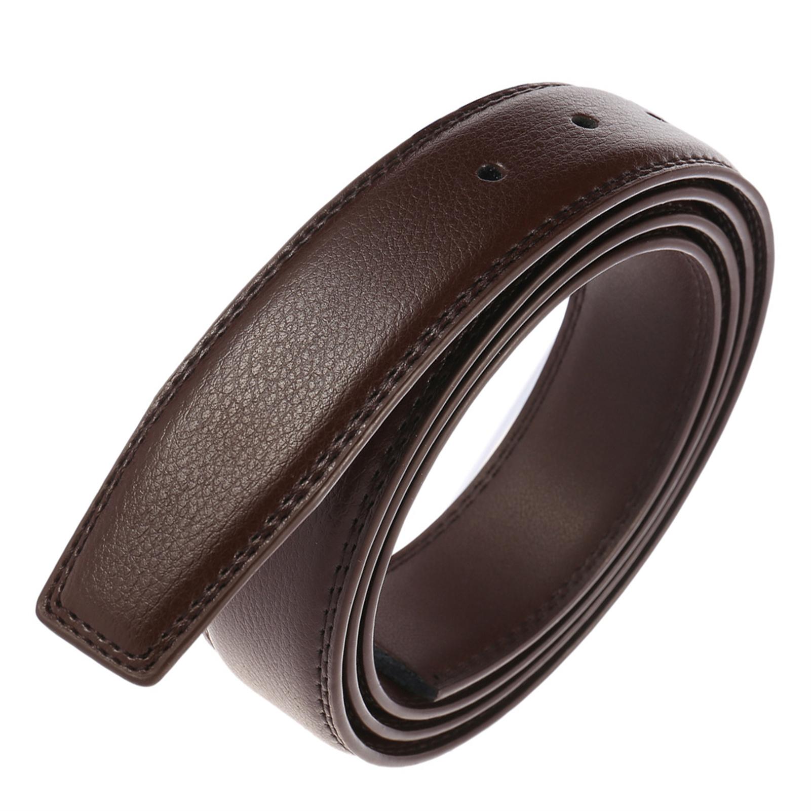 

Belt For Men Made With Wear-resistant Cowhide Leather Mens Belt Without Buckle Belts Without Buckle кавовий