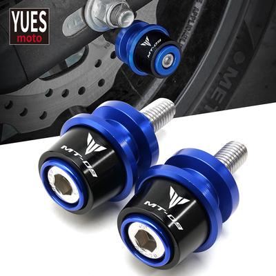 Motorcycle Accessories 6mm Swingarm Slider Spools Stand Screws For YAMAHA MT09 MT 09 Tracer XSR900 XSR