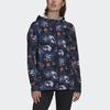 Adidas CNY Own The Run Soft Shell Floral Print Hooded Sports Jacket Women Jacket Multicolor GE5831
