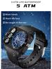 SANDA6237 Fashion Electronic Watch Outdoor Sports Multi functional Waterproof Night Light Dual Display Men's Electronic Watch