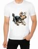 Yorkie Dog T-Shirt Animal Art Rescue a Pet Today Save a Live
