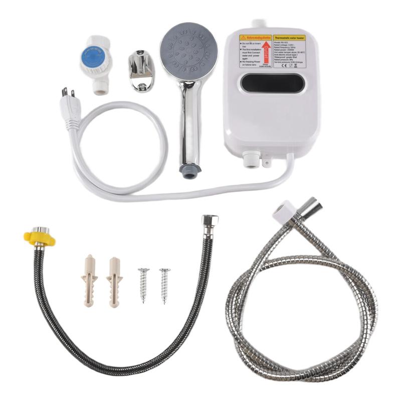 3 Seconds Instant Heating 3500W Electric Thankless Instant Hot Water Heater Bathroom Faucet Tap Heating US Plug 110V