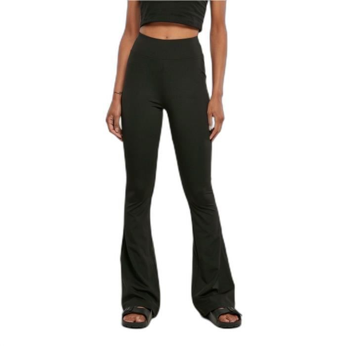 Legging évasé taille haute femme Urban Classics Recycled - noir - L