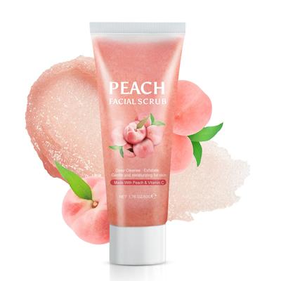 Şeftali Yüz Peelingi, Derinlemesine Temizleyici, Yatıştırıcı, Peeling
