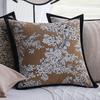 Light Luxury French Floral Pillow Sofa Living Room Middle-aged High-end Cushion Bed Pillow Car Cushion Cover with Core
