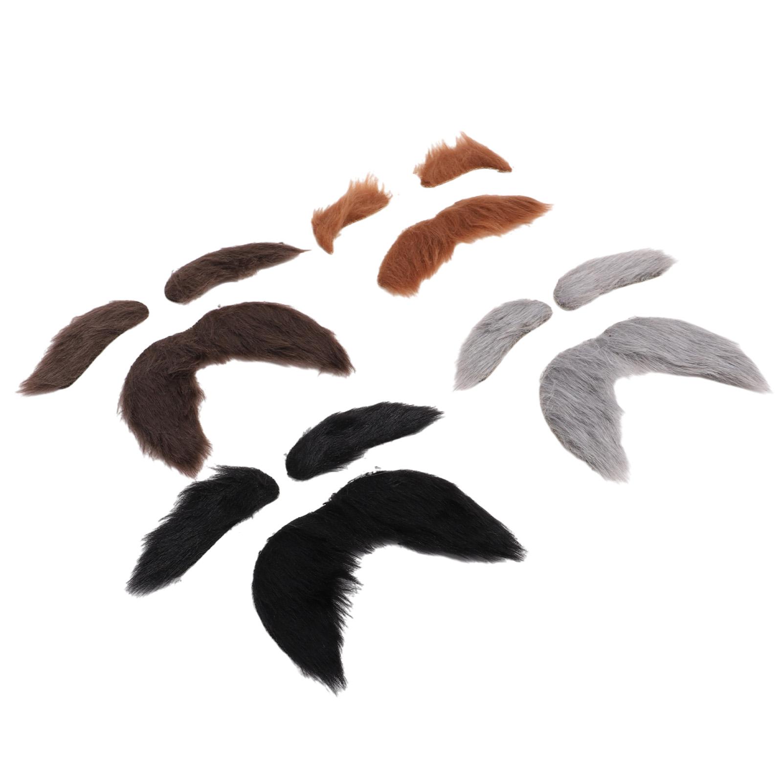 Fake Mustache And Eyebrows Self Adhesive Old Man Mustache and Eyebrows Cosplay Costume Accessories for Festival Party 4