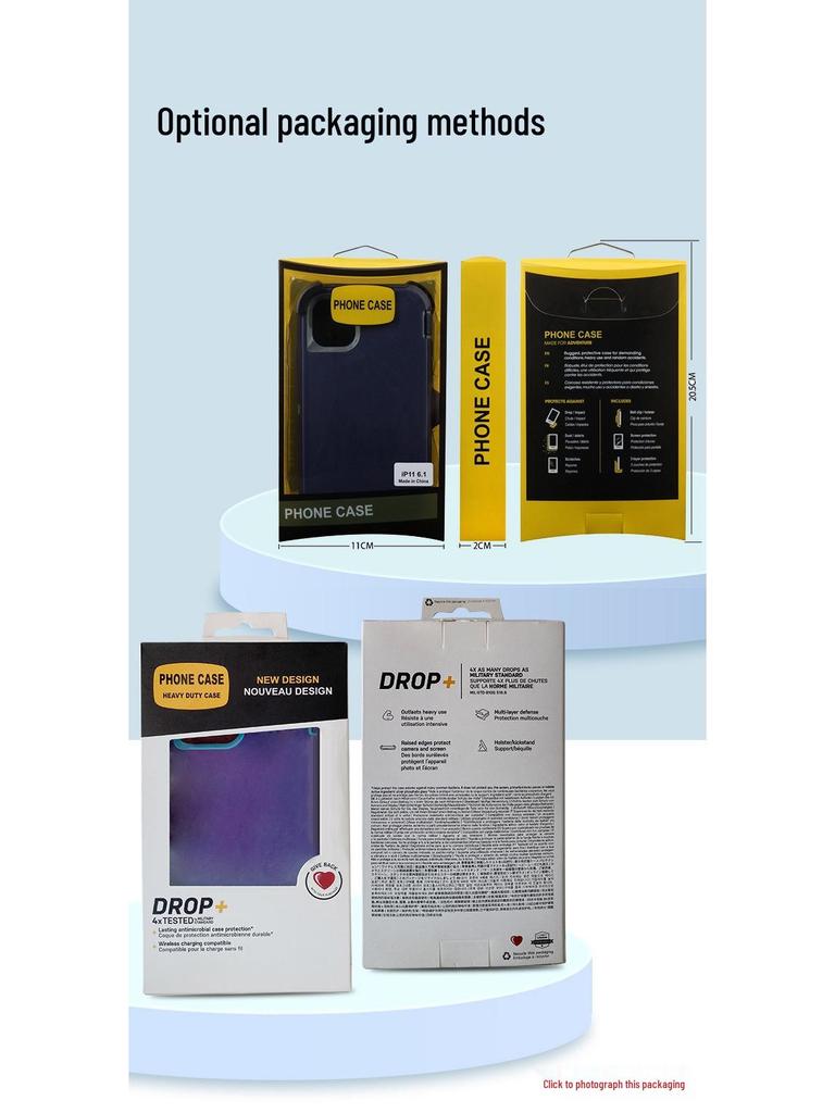 Redmi Note 13 Pro & POCO M6 Pro Anti-Drop Full-Coverage Protective Phone Case