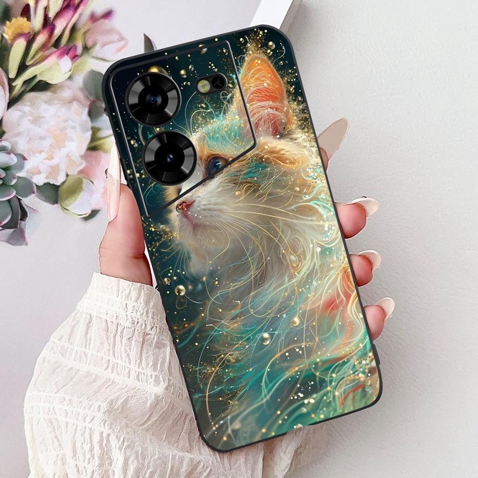For Tecno Pova 5 Case LH7n Cute Fashion Pattern Cover Soft TPU Phone Cases For Tecno Pova 5 Pro LH8n Pova5 Pro Back Cover Bumper