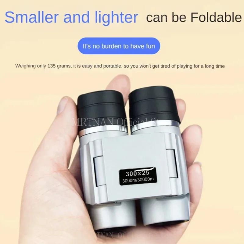 30000M High Power Level Telescope Powerful Binoculars Low Light Long Range Professional Mini Portable HD Monocular