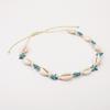 N12000 Bohemian Hand-woven Knotted Necklace, Summer Vacation Ocean Wind Simple Shell Necklace