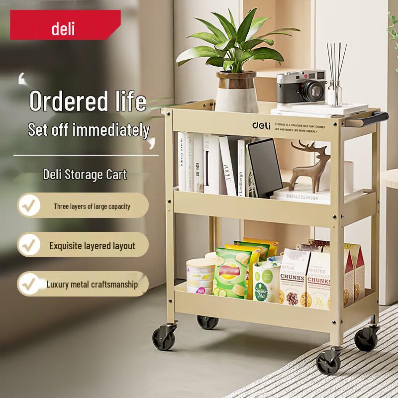 Deli Metal Rolling Storage Cart