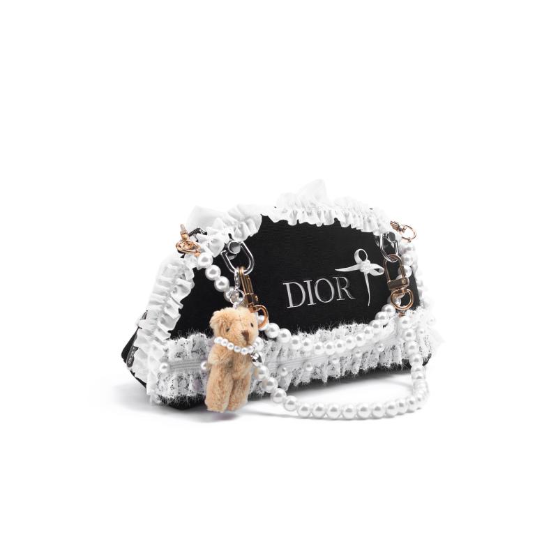 Handmade DIY Dior-inspired Remake Makeup Bag