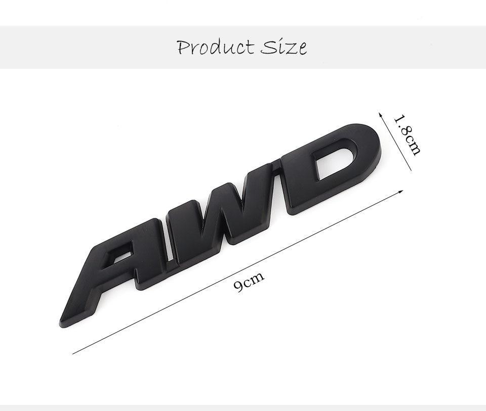 

Наклейка с эмблемой автомобиля AWD