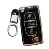 [TECART] Peugeot Dedicated Key Case, Key Cover, Keychain, Remote Control Key, Key Bag, Keyring,