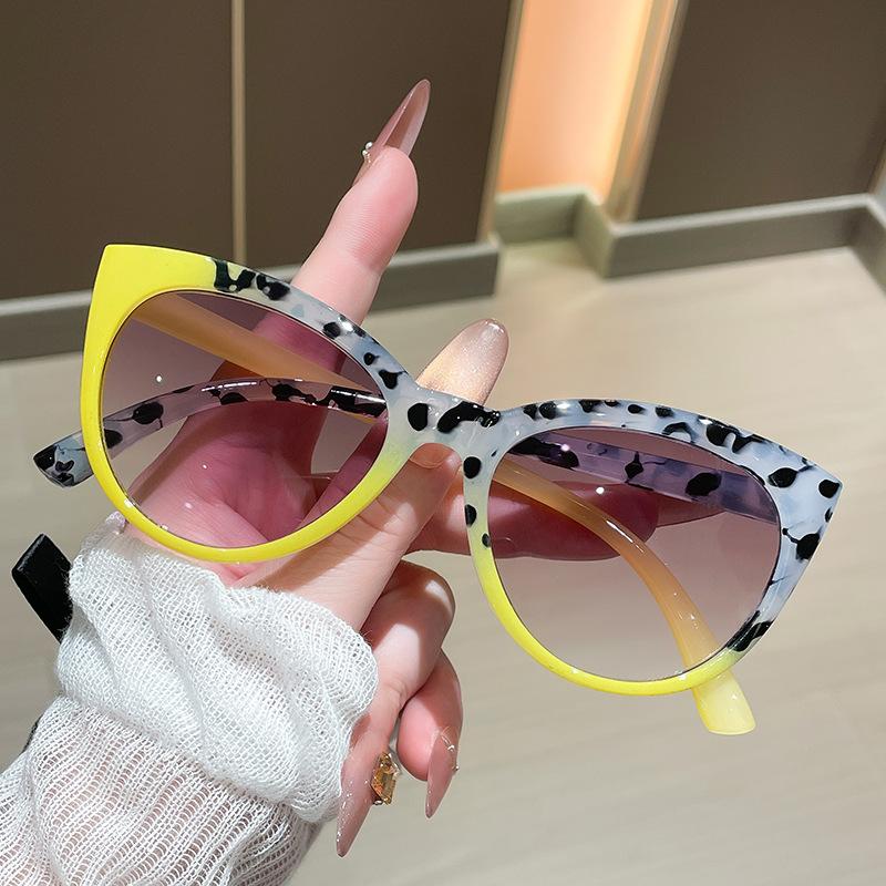Retro Fashion Cat Eye Presbyopia Glasses Fashion Gradient Reading Glasses UV Resistant Sunglasses 0 To+4.0