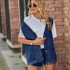 TIFICY Women's Fashion Denim Autumn and Winter Sleeveless Casual Top Jacket