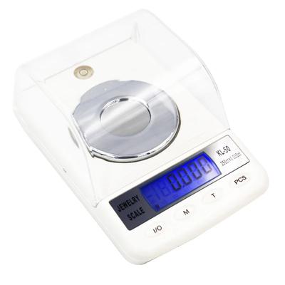Balance électronique de haute précision 50g 0.001g Balance numérique pour bijoux Balance Carat pour diamants et pierres précieuses Balance de pesée de laboratoire