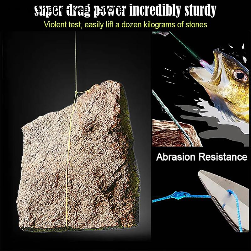 100M Multifilament Line X4 Braided Fishing Line Strong PE Carp Fishing Cord Sea Fishing Thread 0.25mm-0.3mm Diameter