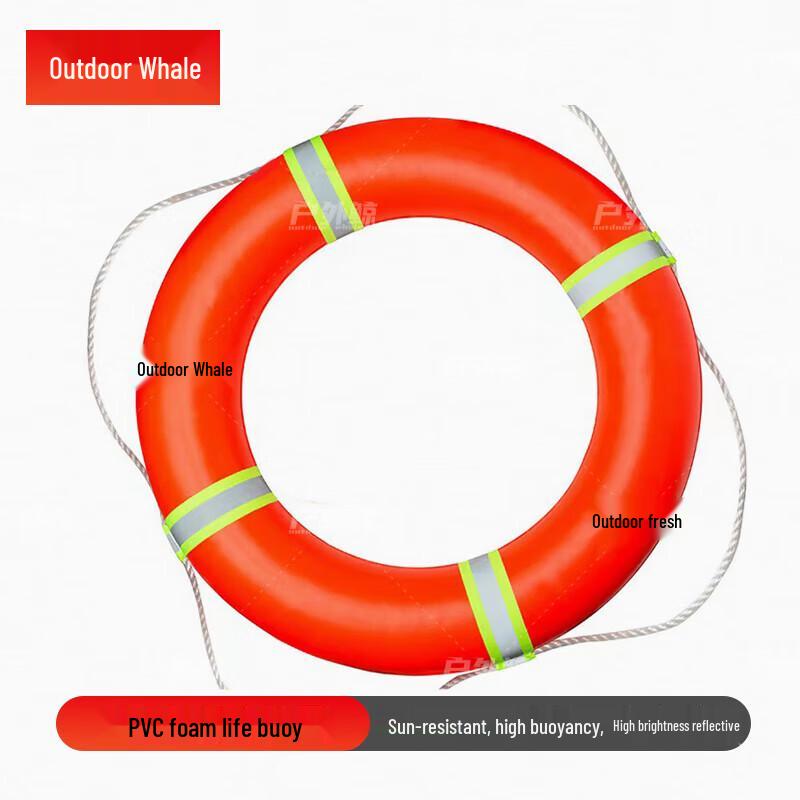Outdoor Whale PVC Foam Lifebuoy Set