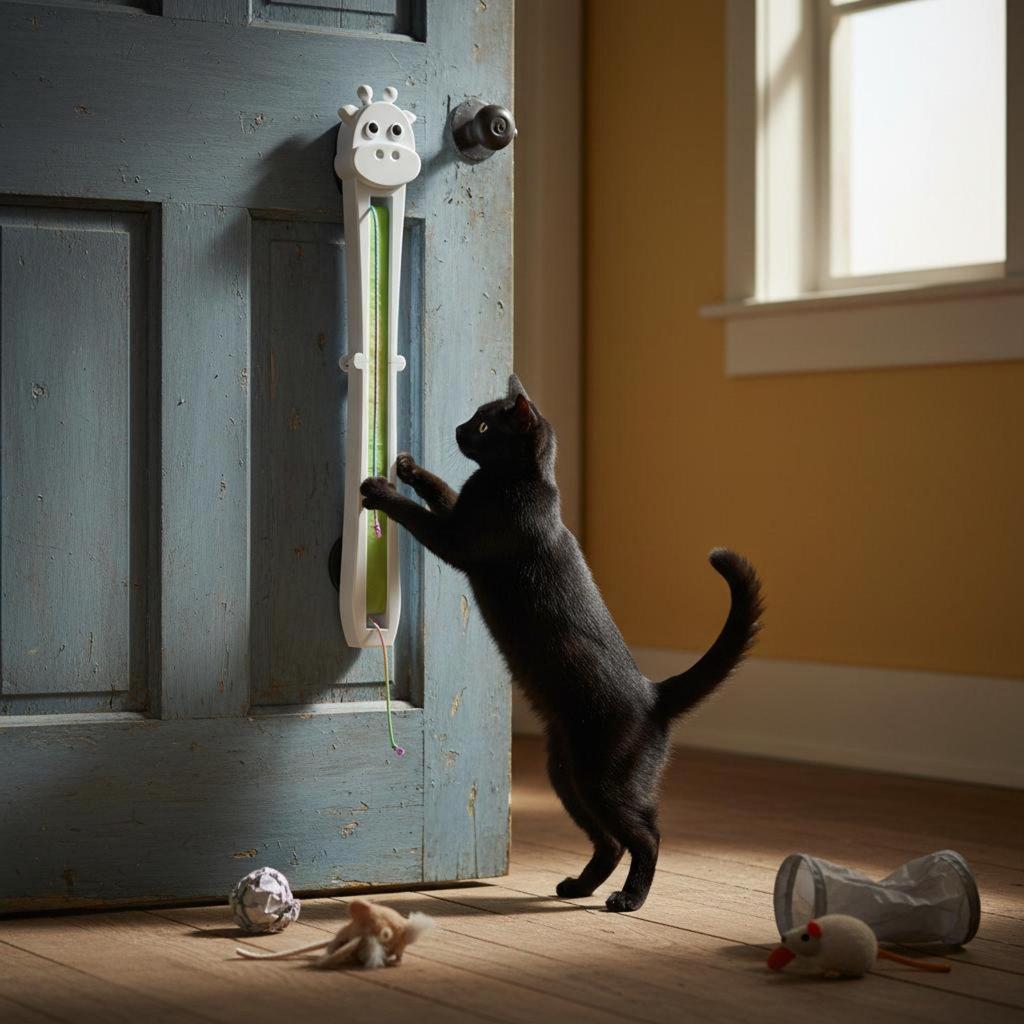 Automatic Flying Rope Cat Toy Complimentary Installation Electronic String