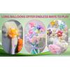 100 Stuks 260 Duidelijke Lange Ballonnen, Latex Draaibare Ballonnen voor Ballon Dieren, Bogen en Verjaardagsfeest Decoraties