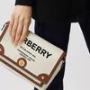 Burberry Note Adjustable Shoulder Strap Horseferry Print Calfskin Trim Messenger Bag Women Shoulder Bag 80302491