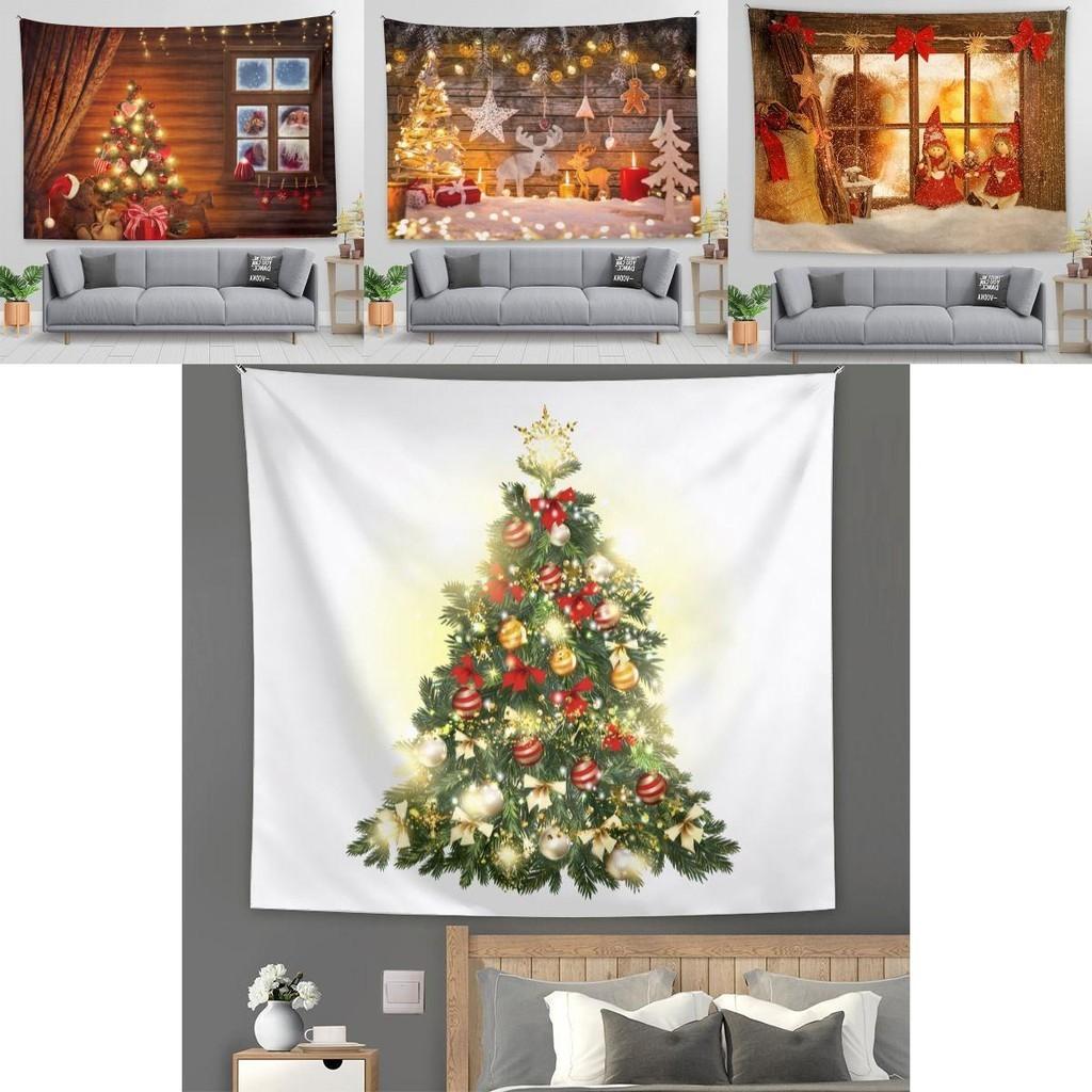 Pano de Fundo de Tapeçaria de Natal Para Decoração de Casa e Adereços de Fotografia