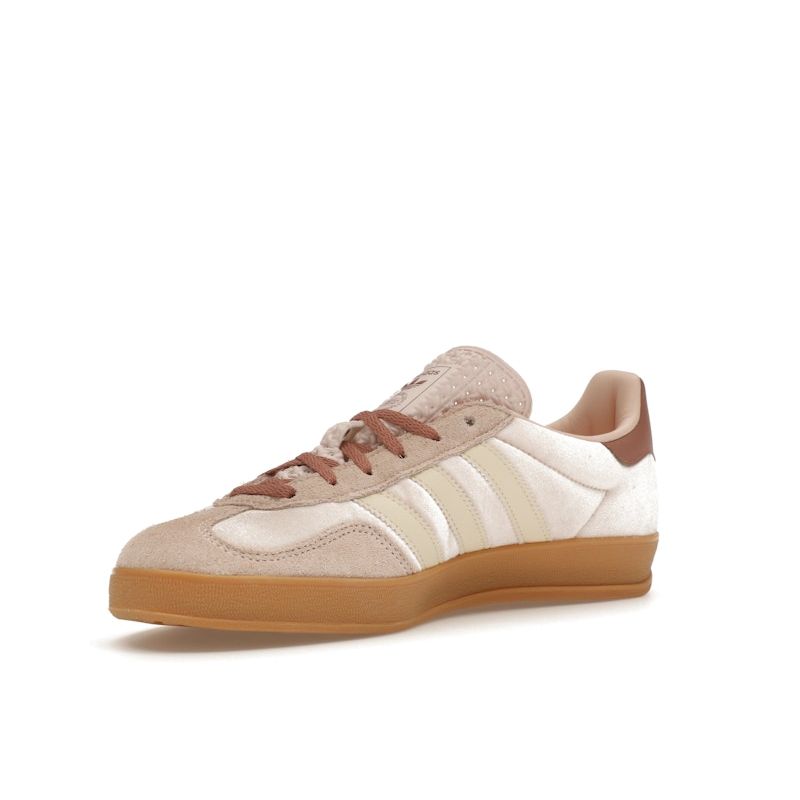 Adidas  Gazelle Indoor Wonder Quartz Velvet Women Sneakers Pink Warm-Clay Gum JR0232