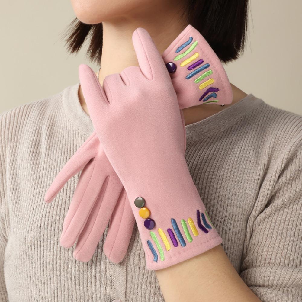 Velvet Touch Screen Gloves Non-slip Warm Gloves NEW Winter Thickened Gloves Winter