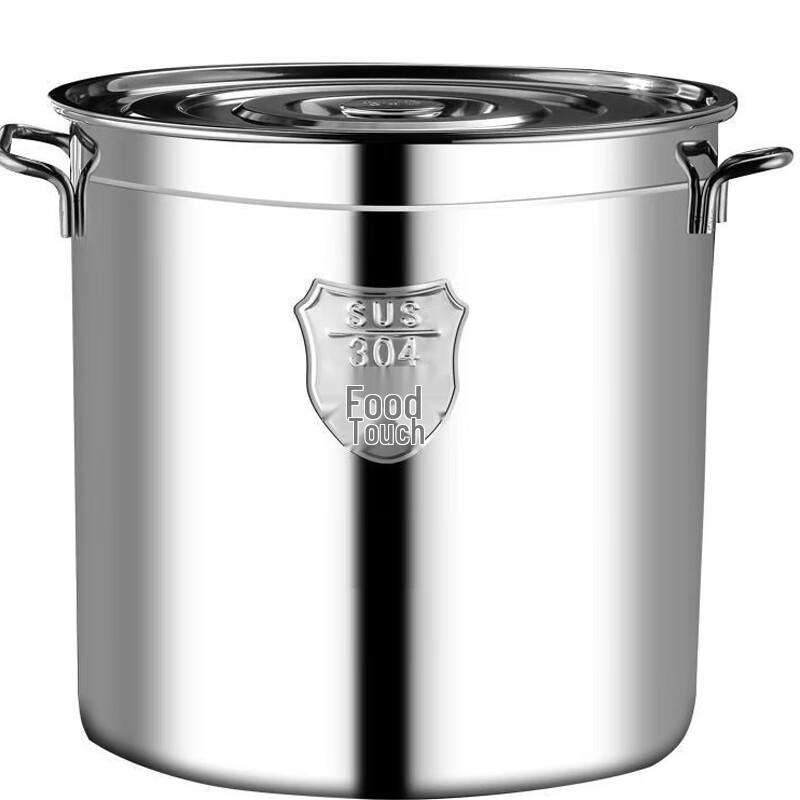Zhen Gong Pin 304 Stainless Steel Multi-purpose Bucket with Lid
