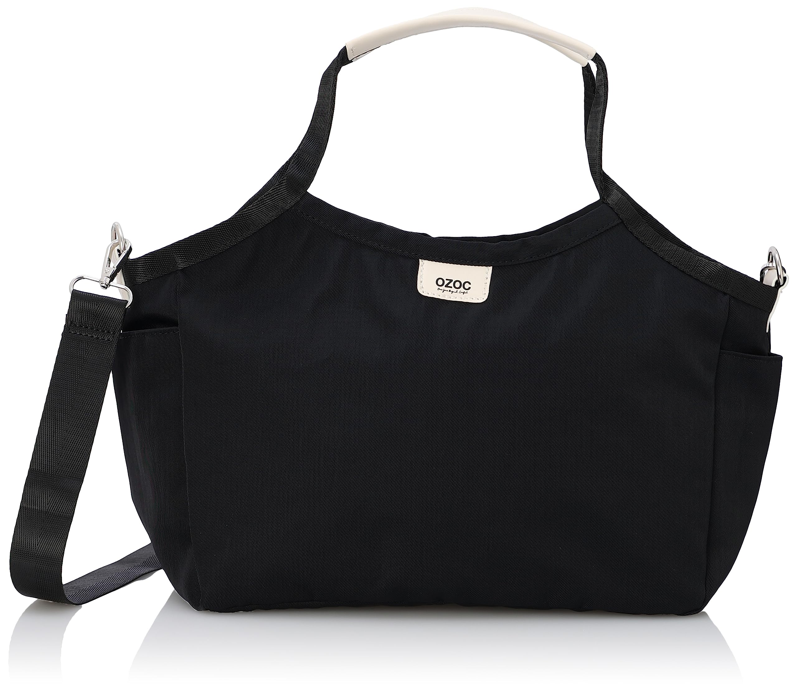 

Toledo shoulder black [Ozoc] 50287, handbag, bag, water-repellent 2-way handbag, women s, чорний