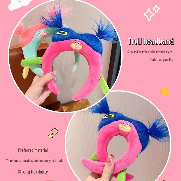 Adorable Ugly Doll Plush Hairband for Makeup and Skincare
