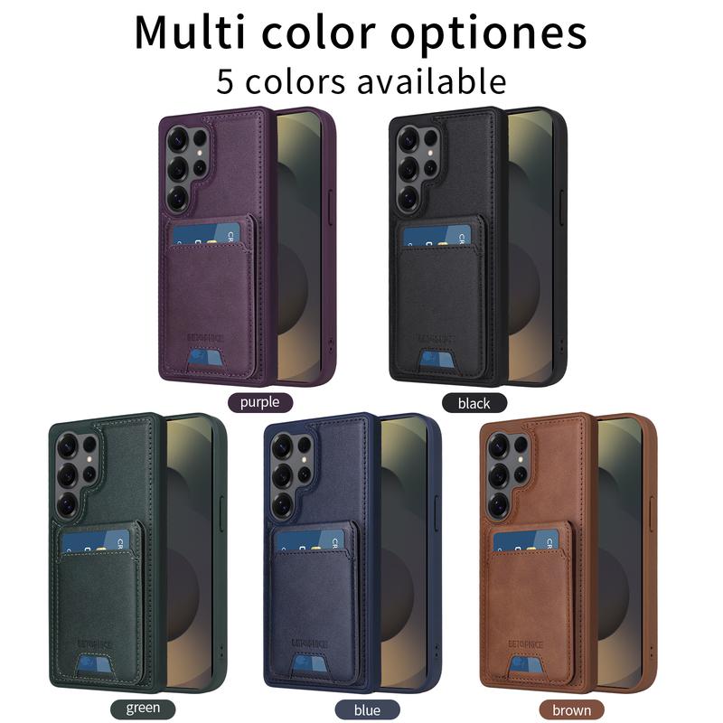 2 in 1 Detachable Card Solt Magnetic Wallet Leather Case For Samsung S25 Ultra S24 Plus S23 S22 S21 A06 A16 A35 A55 Vertical Bag