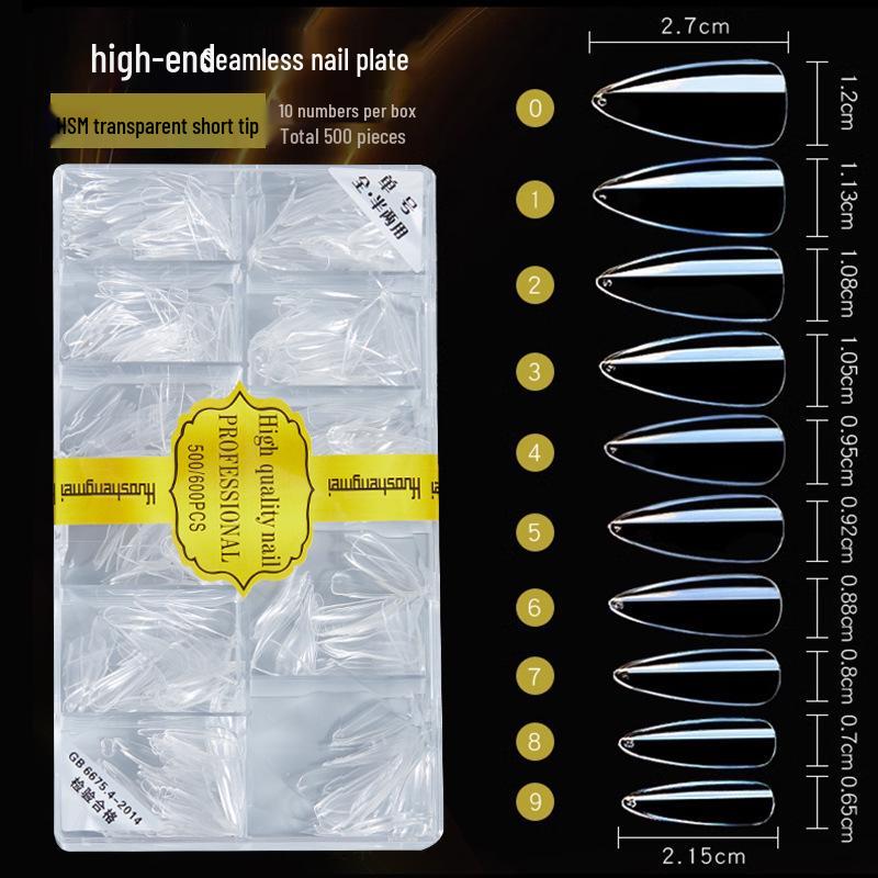 HSM Ultra-Thin Seamless Frosted Teardrop Refill (500 Pieces)