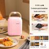 "Yidepu Portable Multi-Functional Breakfast Machine: Non-Stick Bread Maker, Baking Tray, Egg Fryer, and Sandwich Press".