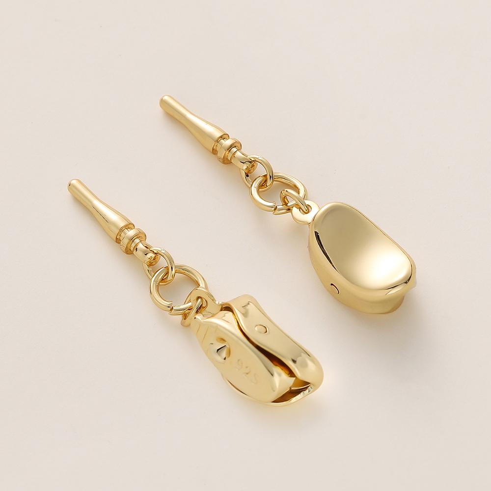 1pcs/lot 14/18K Gold Color Plated Metal Copper Necklace Clasp Connectors for DIY Jewelry Making Necklace Bracelet Accessories
