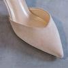 Women's Spring and Summer Soft High Heels Large Size Point Toe Cool Shoes Breathable Casual Sandals for Office Ladies