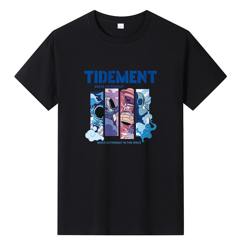 Мужская повседневная футболка из чистого хлопка Big Yards — фото 9