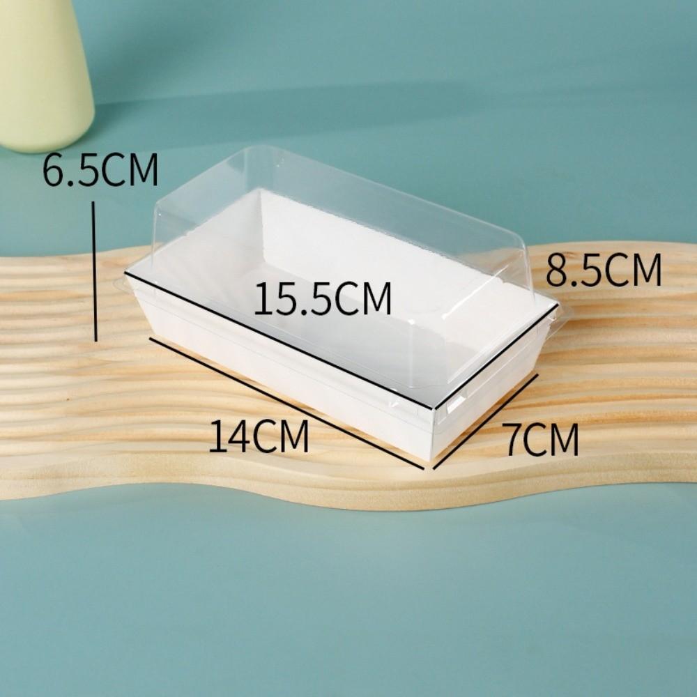 20pcs Food Packaging Clear Lid Packaging Box With Clear Lid Disposable Food Box  Cake