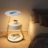 OEING Wireless Charging Floor Lamp with Storage Shelf