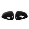 Pair Rearview Mirror Cover Glossy Black Exterior Protector Replacement for Mercedes?Benz C?Class