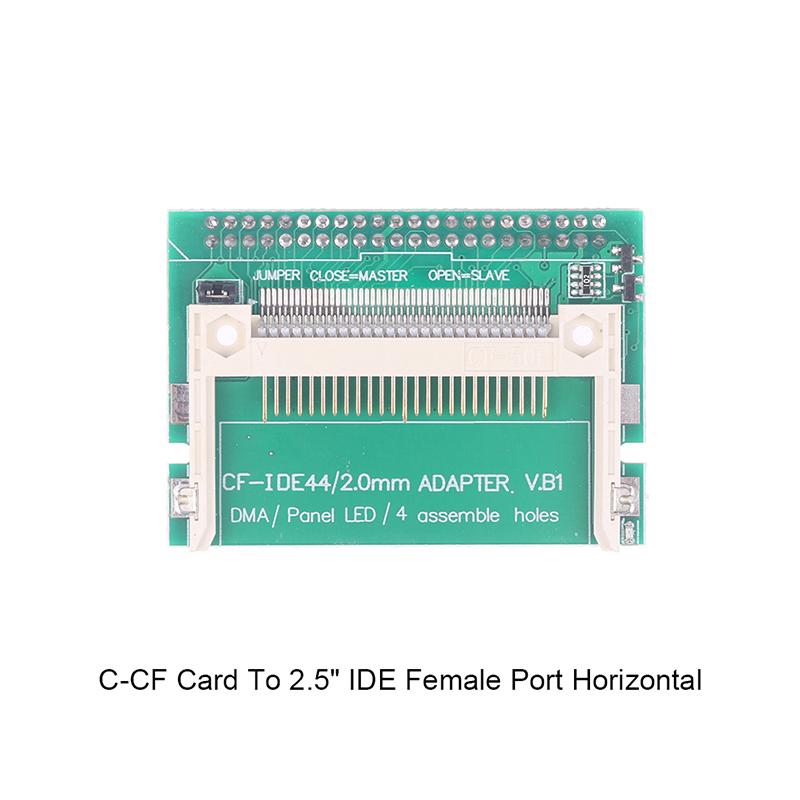 Cf Compact Flash Memory Card To Laptop Ide 2.5" 44 Pin Drive Board Hdd Bootable Adapter Converter Card