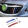 For Buick Envision 2019-2020 3-Color Front Center Mesh Grille Grill Strip Trim