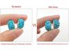 Blaues Cartoon Kinder Kristallarmband DIY Set - Handgemachtes Schmuck Geschenkset